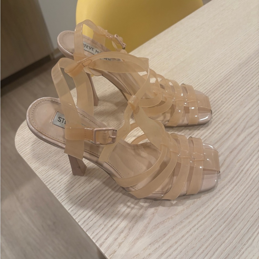 Steve Madden Women's Tan Strappy Heels